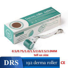 ( 0.2mm) Derma Roller DRS 192 Face Massage Roller Titanium Microneedling Roller for Stimulate Beard Needle Facial Roll Beauty Tool