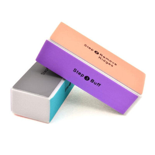 1 PCS Nail Art Sanding File Polish Buffer Block 4 Ways Buffer Buffing Sanding Files Manicuring Pedicure Nail Art Tools