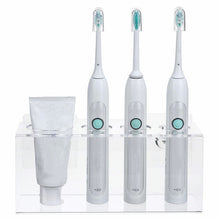 (1 Toothbrush Holder) 1PCS Wall Mounted Electric Toothbrush Holder Toothpaste Holder Bathroom Organizer Detachable Bathroom Storage Caddy