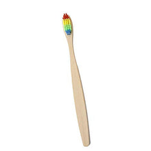 10-20Pcs Bamboo Toothbrush 100% Natural Organic Medium BPA-Free Bristles (10 Pack, Rainbow)