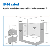 (1000x800mm) LED Bathroom Mirror with 3 Color Light Demister