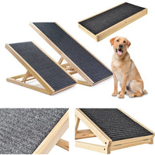 (100*40*30/40/50/60cm) Dog Stairs Ramp Folding Adjustable High Upgrade Anti Slip Carpet Newest