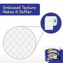 120 Bulk Buy | Softesse Cuddle Unscented Soft Quilted Toilet Rolls | 3-Ply | 10x12 Pack | Classic Soft Blue