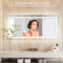 1200x600mm Led Backlit Lighted Bathroom Mirror Dimmable Anti-fog