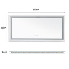 1200x600mm Led Backlit Lighted Bathroom Mirror Dimmable Anti-fog