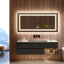 1200x600mm Led Backlit Lighted Bathroom Mirror Dimmable Anti-fog