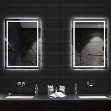 (1200x700mm) Large LED Bathroom Mirrors with Lights Demister