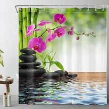 (120x180cm) Polyester Shower Curtain Waterproof Bath Curtain Washable Bathroom Curtains