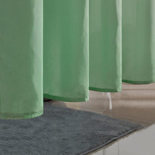 (120x200cm) Green Shower Curtain Polyester Bath Curtain Gradient Waterproof Washable