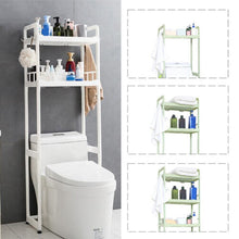 1/2/3 Tier Over Toilet Storage Rack Bathroom Space Saver Towel PP Home Organizer