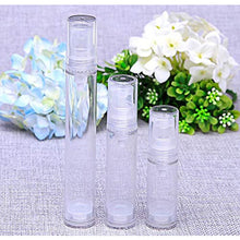 12Pcs 15ML Empty Refillable Cosmetic Containers Cream Lotion Bottles Portable Clear Plastic Airless Vacuum Pump Bottle Sample Packing Toiletries