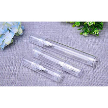 12Pcs 15ML Empty Refillable Cosmetic Containers Cream Lotion Bottles Portable Clear Plastic Airless Vacuum Pump Bottle Sample Packing Toiletries