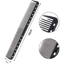 12PCS Professional Hair Combs Carbon Heat Resistant Barber Comb Anti-Static Pro Salon Fine Cutting Comb