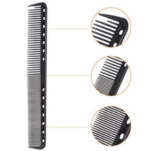 12PCS Professional Hair Combs Carbon Heat Resistant Barber Comb Anti-Static Pro Salon Fine Cutting Comb