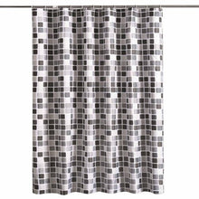 (150*180) Waterline Fabric Shower Curtain Mosaic Extra Long Wide Drop