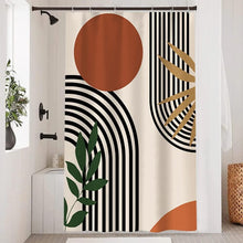 (150x180m) Boho Shower Curtain Polyester Bathroom Curtains Modern Washable