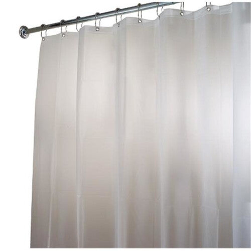 15362 Frosted Solid Shower Curtain- pack of 4