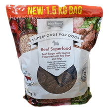 1.5Kg Irish Rover Superfoods Dog Treats Beef Burger Quinoa Beet Kelp