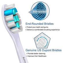 16 Pack Brush Heads Compatible with Philips Sonicare Electric Toothbrush, 8pcs Precision Clean and 8pcs Whitening Clean Brush Heads