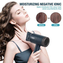 1800W HairDryer for Men, Ionic Hair Blow Dryers, Lightweight Hair Dryer with Cool Shot Button & Diffuser & Concentrator for Travel Salon Home Use,