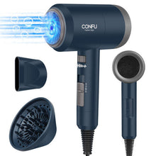 1800W HairDryer for Men, Ionic Hair Blow Dryers, Lightweight Hair Dryer with Cool Shot Button & Diffuser & Concentrator for Travel Salon Home Use,