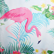 180x180cm 4pc Colorful Flamingo Shower Curtain Non-Slip Rug Lid Toilet Cover Bath Mat Mildewproof Waterproof bathroom rugs Set