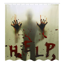 180x180cm Bloody Hands Bathroom Waterproof Shower Curtain Non-slip Mats Bath Carpets Toilet Cover Floor Mat Halloween Gift