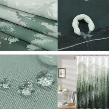 (180x180cm) Waterproof Shower Curtain Polyester Bath Curtain Decoration Bathroom Curtains