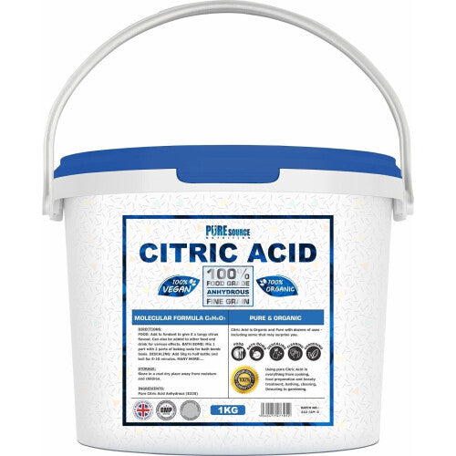 (1Kg) Citric Acid Fine Food Grade Anhydrous Descaler