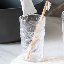 1pc Creative Glass Transparent Gargle Cup Household Toothbrush Storage Couples Tooth Mug Washin