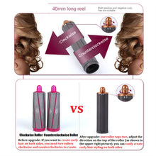 1PCS 2In1 Long Hair Curling Barrels 40MM