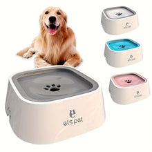 (1pcs Blue) Dog Bowl Slow Water Feeder No-Spill Pet Water Bowl Slow Feeder Dish