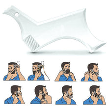 (#2) Beard Shaping Trimming Shaving Stencil Full-Size Comb Line Up Styling Tool