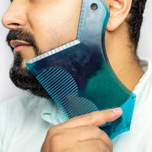 (#2) Beard Shaping Trimming Shaving Stencil Full-Size Comb Line Up Styling Tool