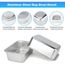 2 Gallons Extra Large Dog Water Bowl for Large Dogs, Durable Stainless Steel Dog Bowl for Dogs, High Capacity Dog Water and Food Bowls 2 Pack