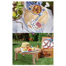 2 in 1 Wine Glass Rack, Foldable Wine Glass Rack Table Picnic Tray