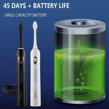 2 Pack Electric Toothbrush, Sonic 48,000VPM Rechargeable Toothbrush