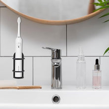 2 Packs Toothbrush Holder, Toothbrush Holders for Bathrooms, Electric Toothbrush Holder Wall Mounted, Metal Tooth Brushing Organizer Holder Stick on