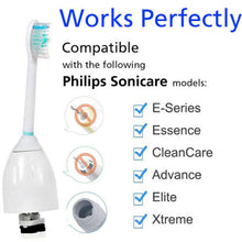 (2 Pcs) Replacement Electric Toothbrush Heads With Dustproof Cover For All E-series Philips Sonicare Professional Toothbrushes