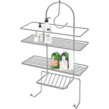 2 Tier Hanging Shower Caddy Organiser - Chrome