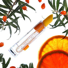 '- 2 x Nourishing Lip Balms with Sea Buckthorn Oil and Sweet Orange Oil - Protector and Antioxidant - Lip Regeneration - Transparent Balm FOR MEN AND