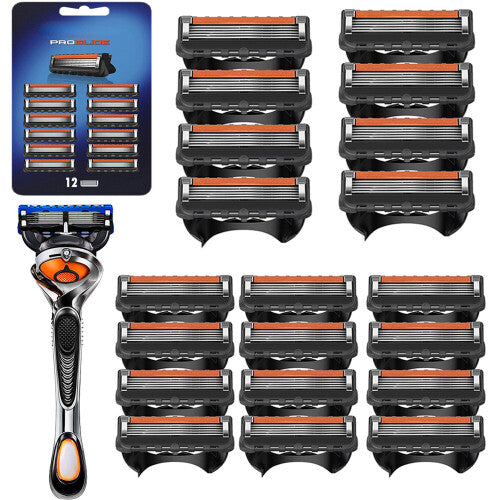 20PC For Gillette ProGlide Manual Razor Replacement Blade+Shaving Rack