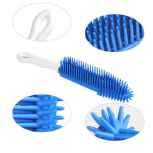 2Pcs Pet Hair Remove Brush, Best Car & Auto Detailing Brush Portable Dogs Cats Hair&Lint Remover Brush (Blue and Green)