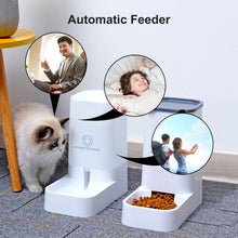 2x 3.8L Automatic Pet Dog Cat Food Drink Dispenser Feeder Water Bowl