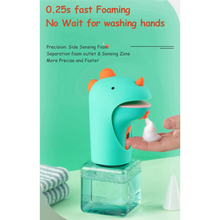 2X Automatic Soap Dispenser Touchless Hand Soap Dispenser for Kids Cute Dinosaur Foam Dispenser for Countertop A