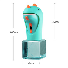 2X Automatic Soap Dispenser Touchless Hand Soap Dispenser for Kids Cute Dinosaur Foam Dispenser for Countertop A