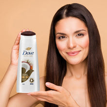 2x400ml Dove Nourishing Restoring Ritual Shampoo with coconut oil