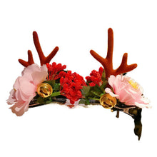 (3) 2Pcs/Set Cute Christmas Elk Antlers Hairpin Lovely Ornament Hair Clip Gifts