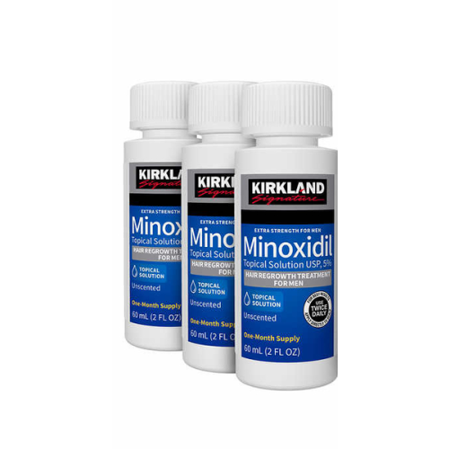 (3 Month Supply) Kirkland Minoxidil 5%, Mens Hair Loss Treatment New packaging1/3/6 Months supply