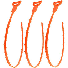 3 Pack 20 Inch Hair snake Tool Drain Opener Hair Clog Remover